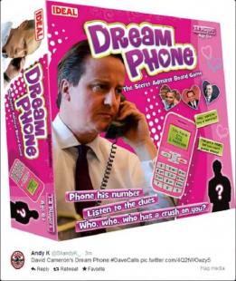 DAVID CAMERON FOTOMONTAGGI SULLA TELEFONATA CON OBAMA