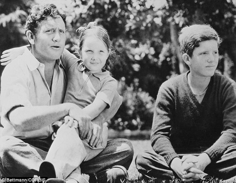 Vacanze dei vip spencer tracy con la famiglia