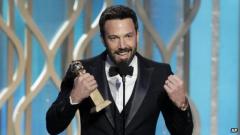 BEN AFFLECK VINCE AI GOLDEN GLOBES PER ARGO