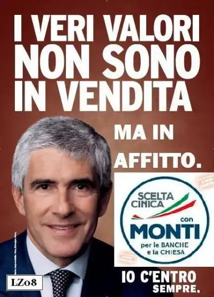 Casini Volantino per le elezioni