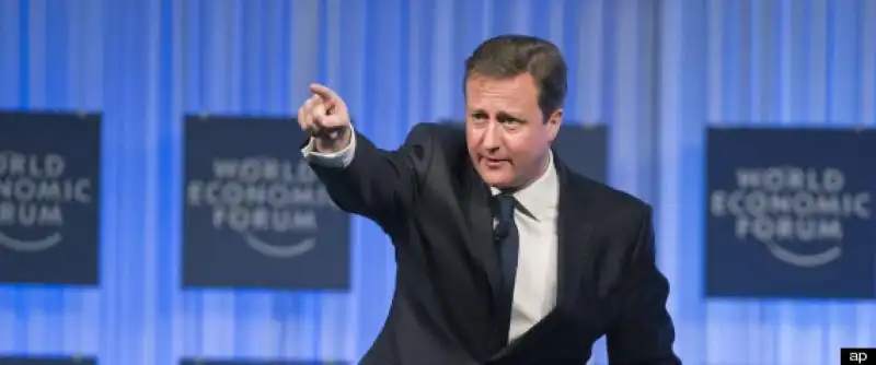 DAVID CAMERON A DAVOS 