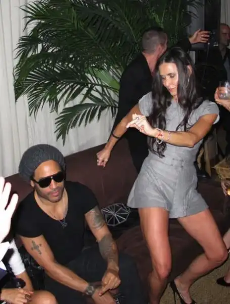 DEMI MOORE E LENNY KRAVITZ