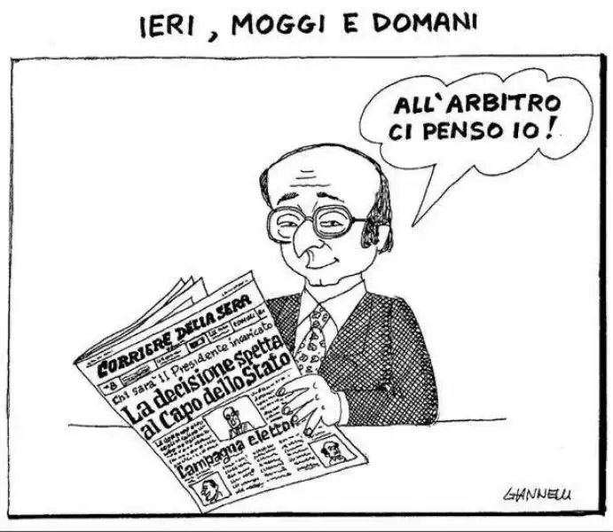 GIANNELLI SU LUCIANO MOGGI CANDIDATO CON IL PDL