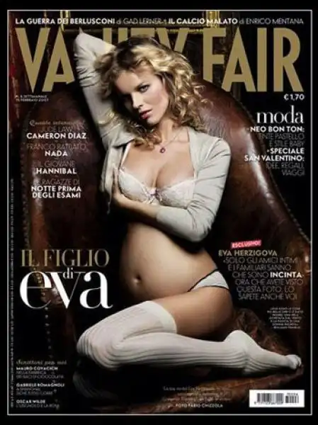 EVA HERZIGOVA INCINTA 