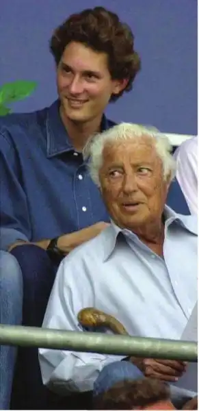 JOHN ELKANN E GIANNI AGNELLI 