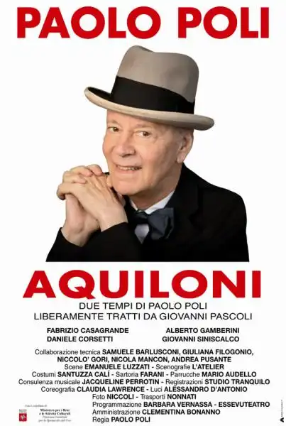 PAOLO POLI A TEATRO AQUILONI 