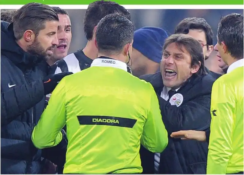 LA RABBIA DI ANTONIO CONTE DOPO JUVENTUS GENOA 