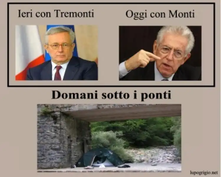 TREMONTI E MONTI