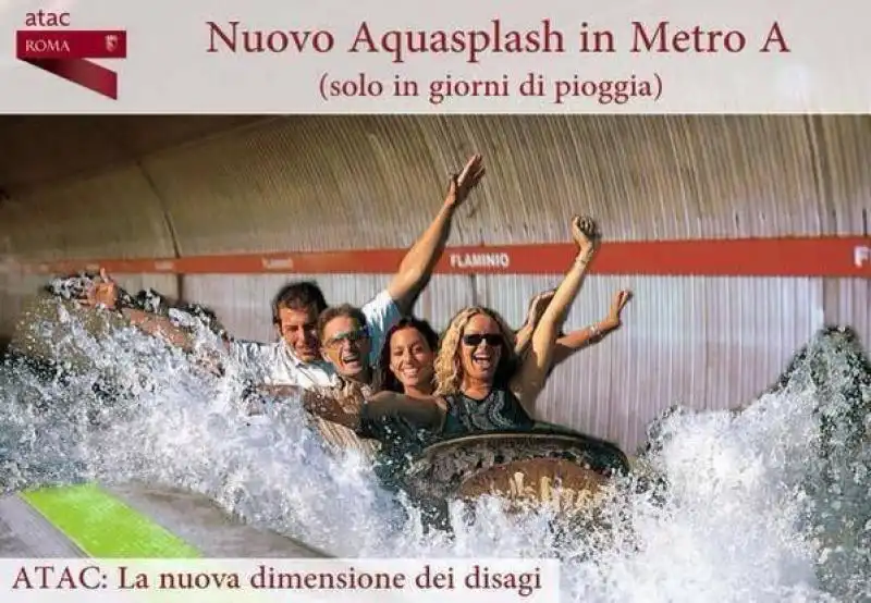 ACQUASPLASH A ROMA ALLAGATA DA ROMAFASCHIFO 