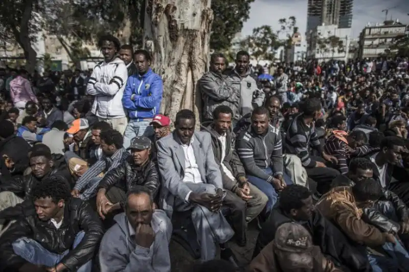 Africani attendono asilo politico a Tel Aviv 