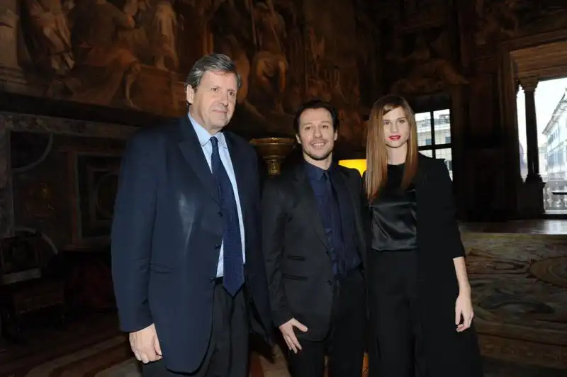 Alain Le RoyStefano Accorsi e Bianca Vitali 