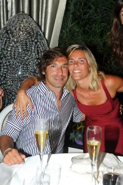 Andrea Pirlo e Deborah Roversi