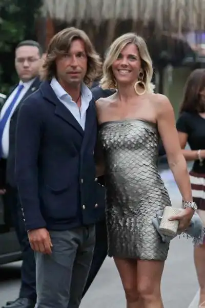 Andrea Pirlo e Deborah Roversi