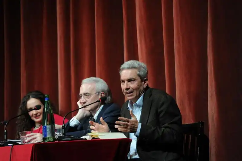 Antonio Padellaro e Paolo Flores D Arcais 