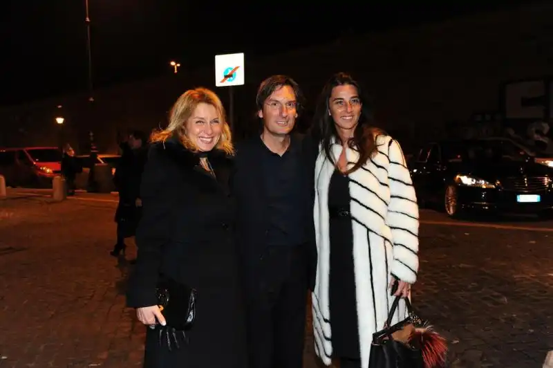 Benedetta Scassellati con Pietro e Elisabetta Beccari 