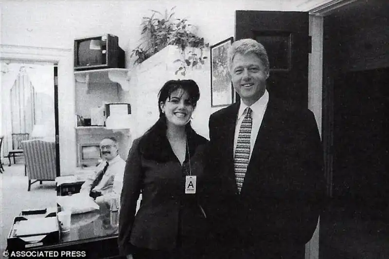 Clinton con Monica Lwewinsky 