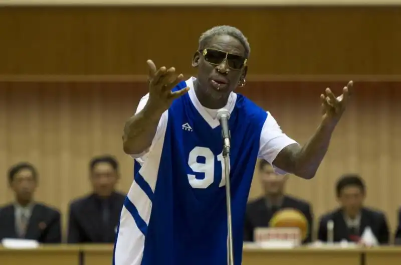 DENNIS RODMAN A PYONGYANG 