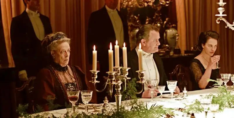 downton abbey dinner table 