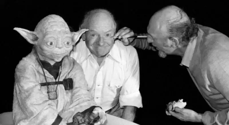 ecco Yoda e Frank Oz 