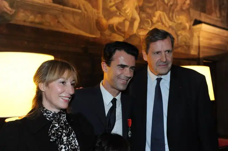 Emanuela e Sandro Gozi con Alain Le Roy 