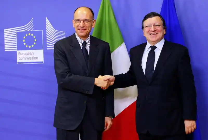 ENRICO LETTA E BARROSO 