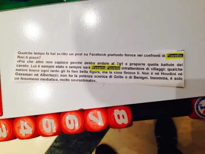 FIORELLO PUBBLICA IL COMMENTO VELENOSO DI SERGIO VASTANO SU DI LUI 