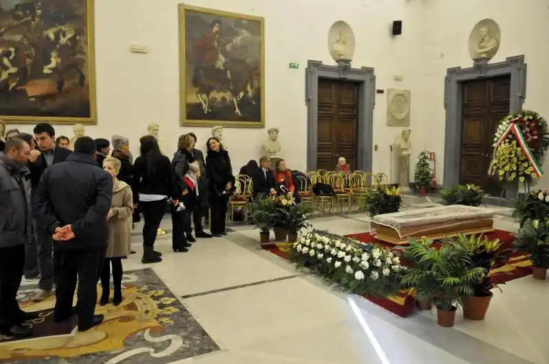 FUNERALE LAICO DI ARNOLDO FOA FOTO LAPRESSE 