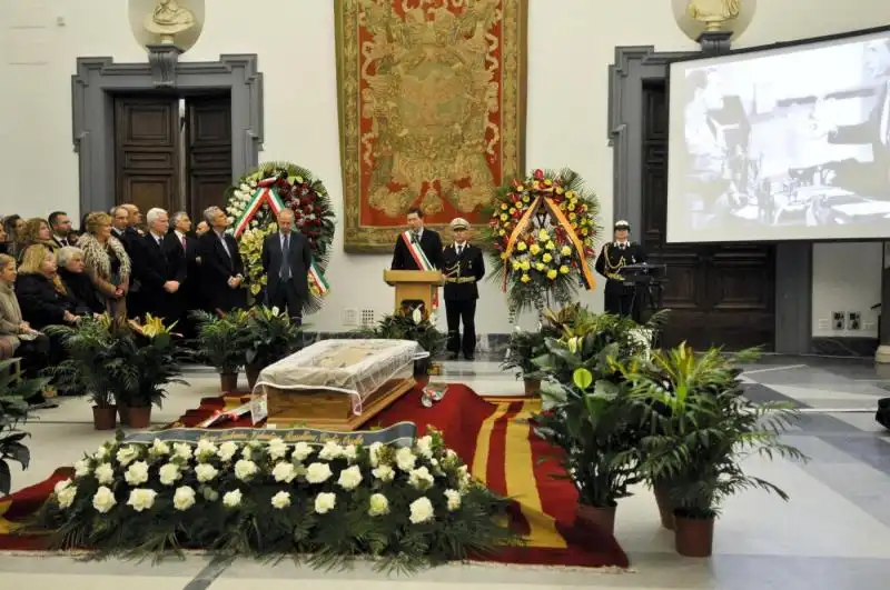 FUNERALE LAICO DI ARNOLDO FOA FOTO LAPRESSE 