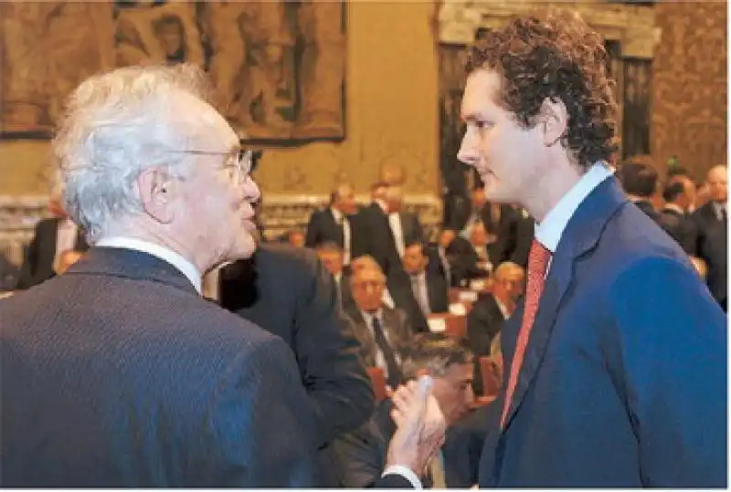 GIOVANNI BAZOLI E JOHN ELKANN 