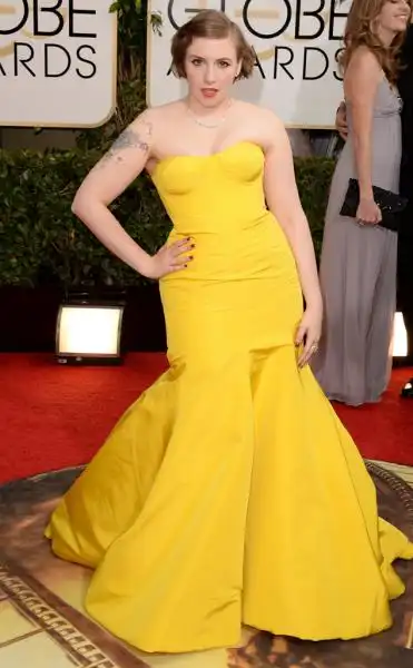 GOLDEN GLOBES LENA DUNHAM 