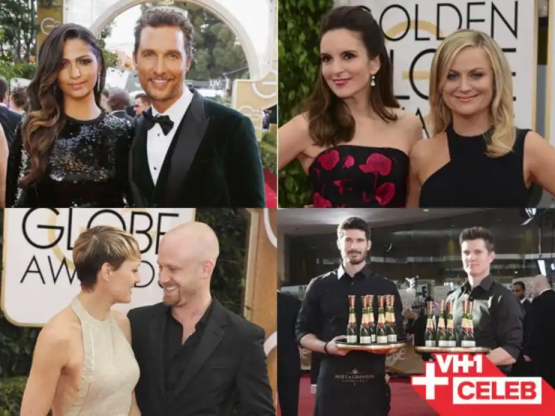 golden globes MATTHEW MCCONAUGHEY LE PRESENTATRICI TINA FEY E AMY POHELER 