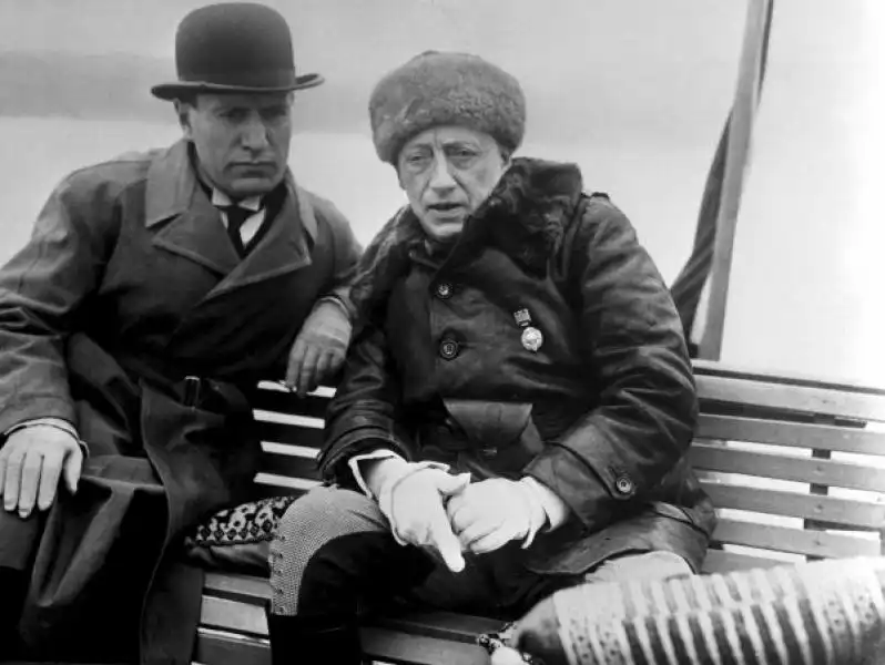 MUSSOLINI E D ANNUNZIO 