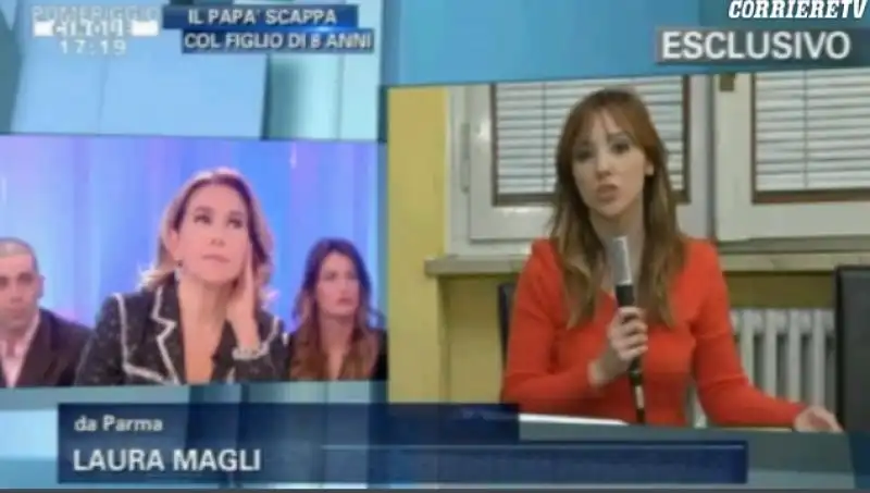 PAOLA PEREGO SCIPPA LOSPITA IN DIRETTA A BARBARA DURSO 