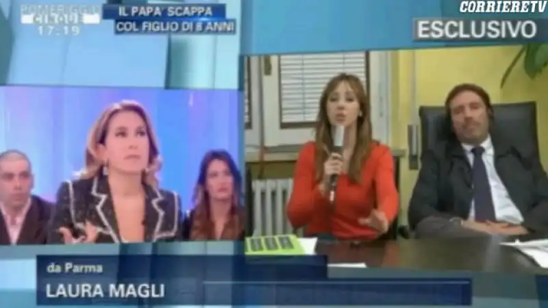 PAOLA PEREGO SCIPPA LOSPITA IN DIRETTA A BARBARA DURSO 