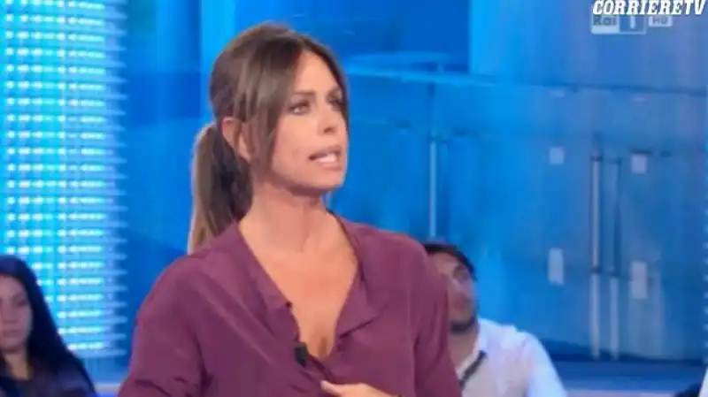 PAOLA PEREGO SCIPPA LOSPITA IN DIRETTA A BARBARA DURSO 