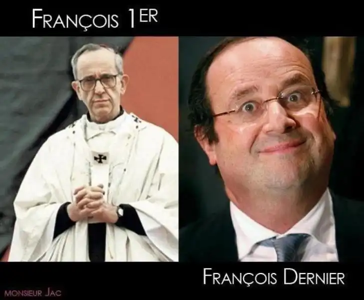 PAPA FRANCESCO BERGOGLIO HOLLANDE 