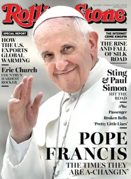 PAPA FRANCESCO SU ROLLING STONE