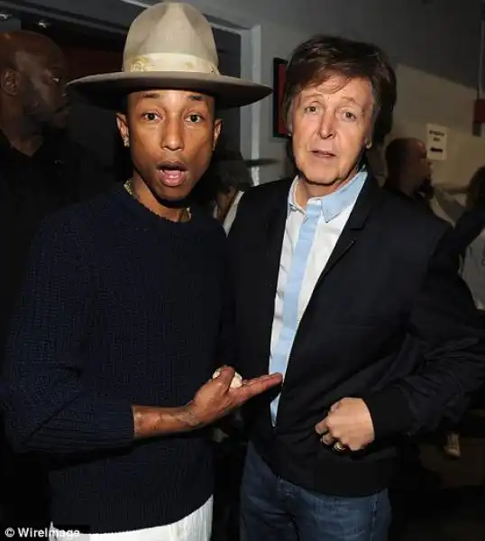 Pharrell Williams e Paul McCartney 