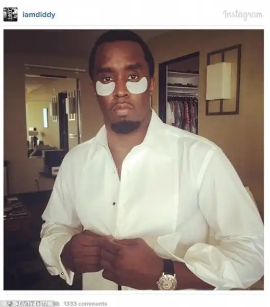 PUFF DADDY P DIDDY SEAN COMBS CON I PATCH ANTIRUGHE 