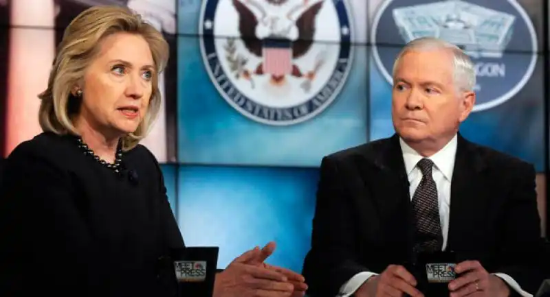 ROBERT GATES E HILLARY CLINTON 