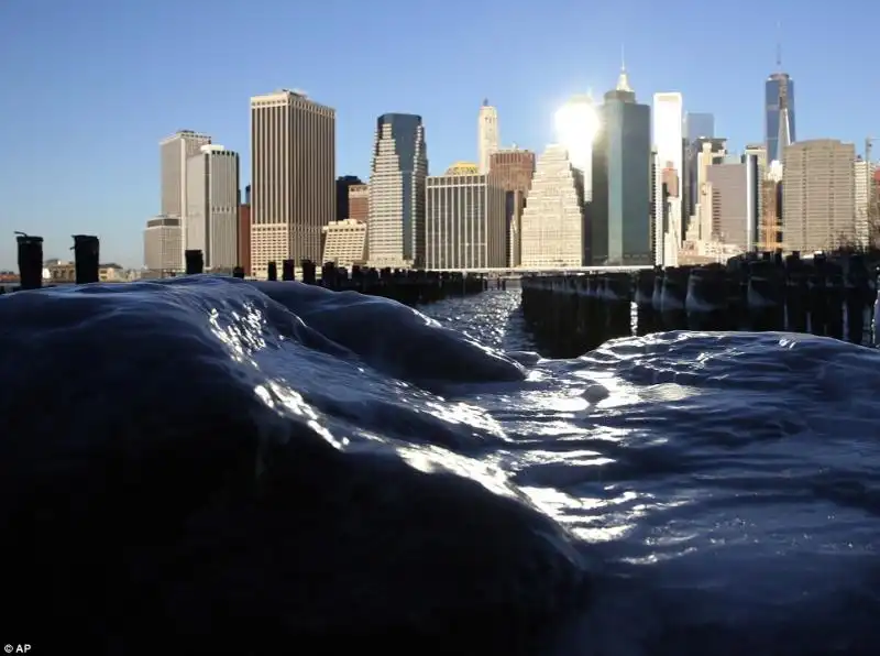 Roccia di ghiaccio a Manhattan 