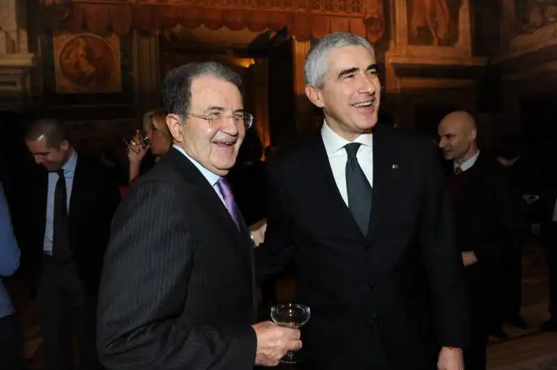 Romano Prodi e Pierferdinando Casini 