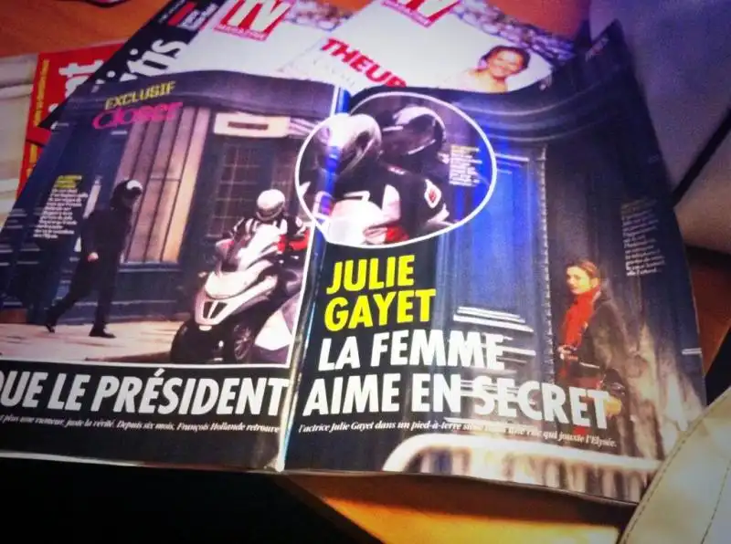 LO SCOOP DI CLOSER SU HOLLANDE E JULIE GAYET 