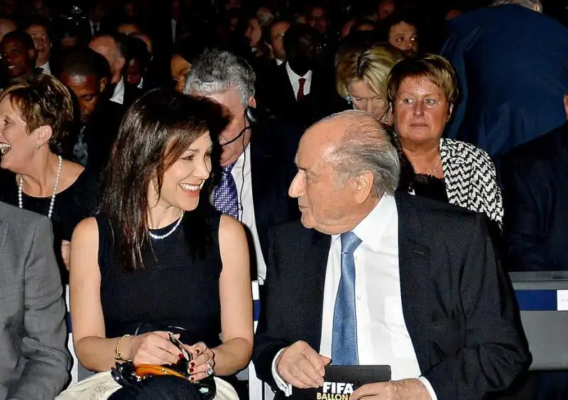 SEPP BLATTER E LINDA BARRAS