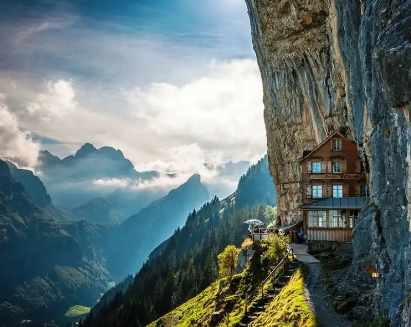 a??scher cliff, svizzera