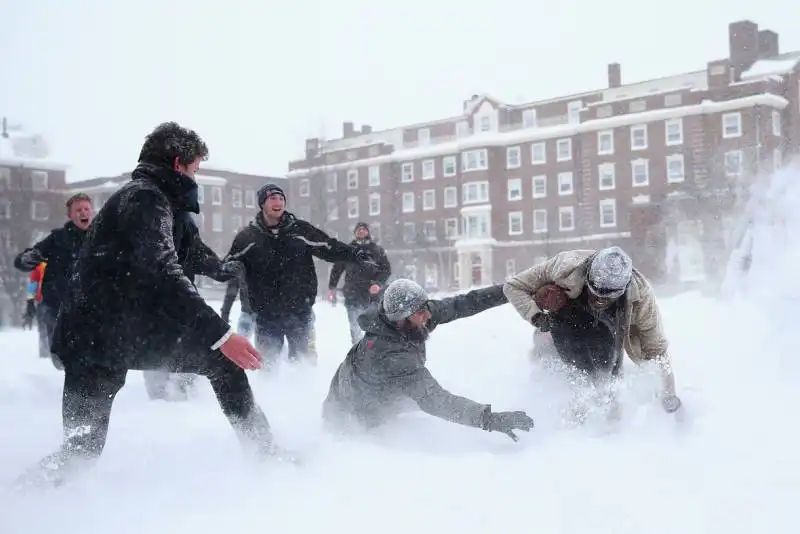 a palle di neve a boston