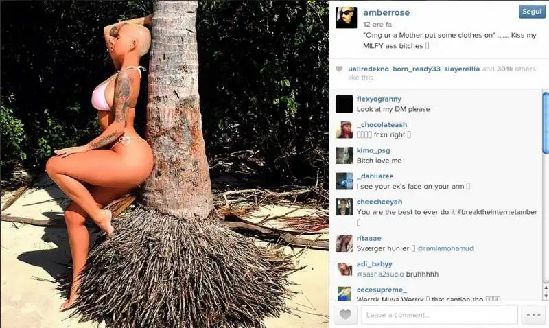 amber rose baciate il mio culo da milf stronzi