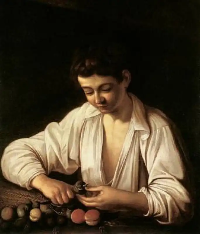 CARAVAGGIO ,_A_boy_peeling_fruit