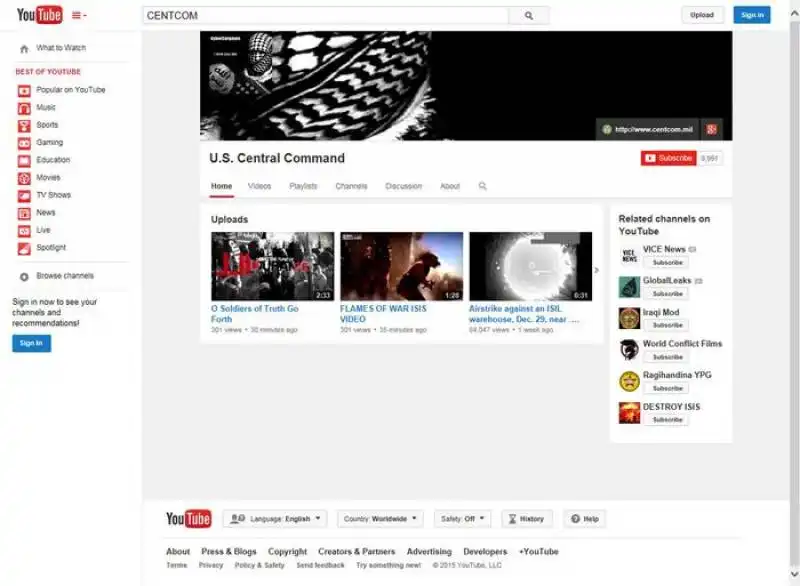 centcom la pagina facebook dell esercito in mano ai jihadisti