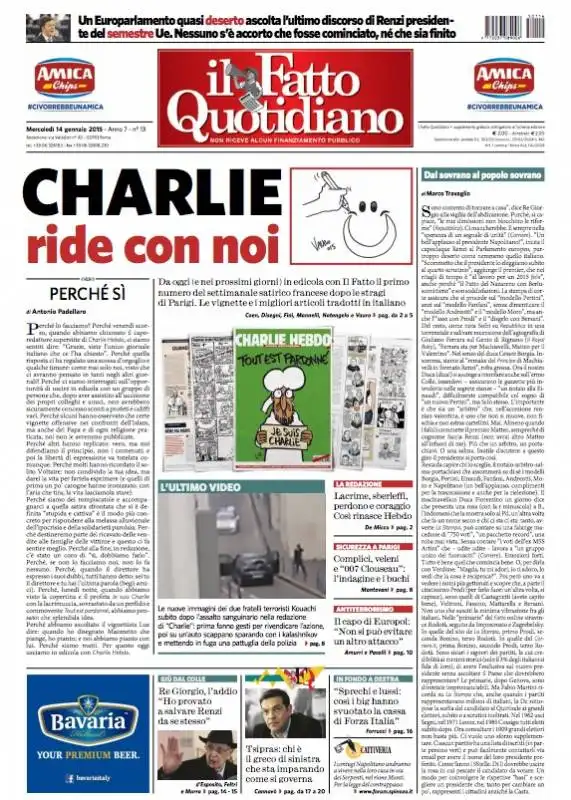 charlie hebdo fatto quotidiano